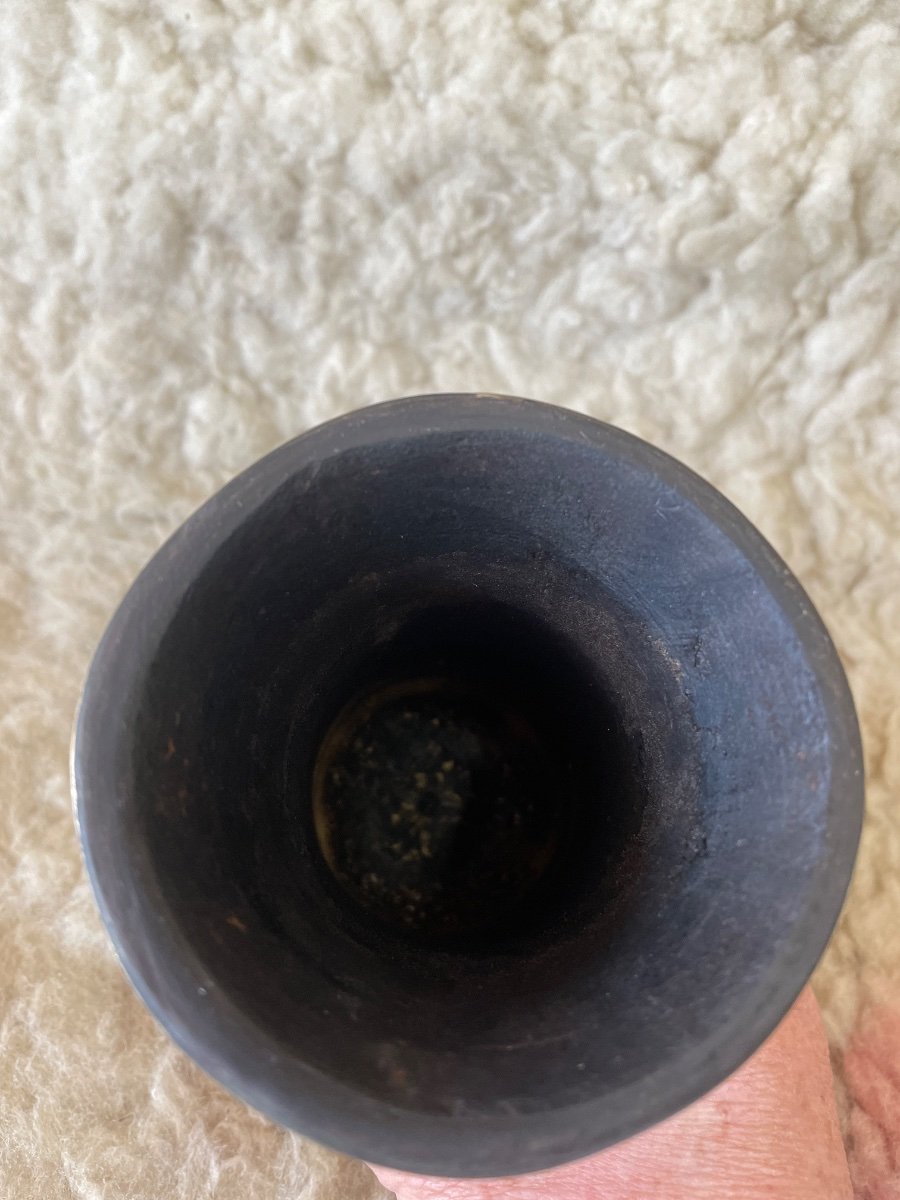 Cuia de porongo virola de alpaca - Imagem 2